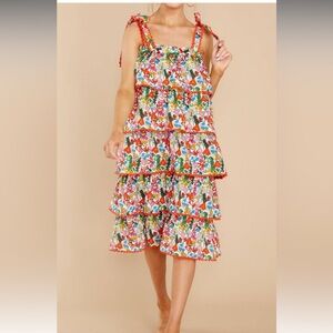 Crosby By Mollie Burch Beckett Dress/Skirt In Giverny// Small